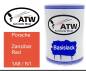 Preview: Porsche, Zanzibar Red, 1A8 / N1: 500ml Lackdose, von ATW Autoteile West.